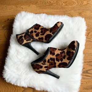 Antonio Melani Animal Print Booties